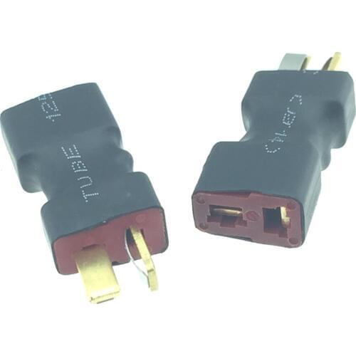 1pce T-Plug Deans Male to T-Plug Female No wire adapter connector for battery charger