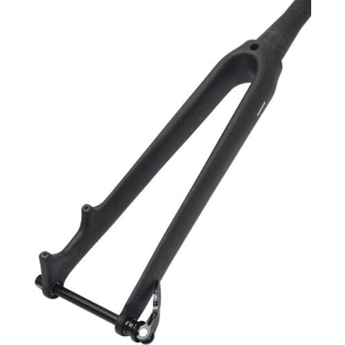 2018 BIKEIN mtb Ultralight Bicycle Hard Road Carbon Fork 28.6mm Bicycle 700C 1-1/8" Disc Brake Matte Black Bicycle parts