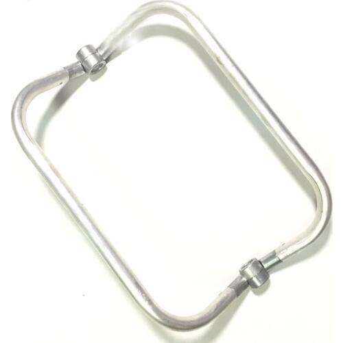 Aluminum alloy rectangle tubular internal purse frames hinge 6 inch 8 inch 10 inch
