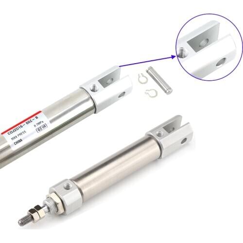 Binaural miniature cylinder SMC type CDJ2D 16mm cylinder diameter,5 10 15 20 25 30 40 50 stroke