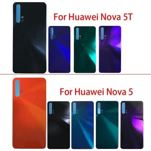 For Huawei Nova 5T 5 Back Door Case Battery Rear Housing Back Cover