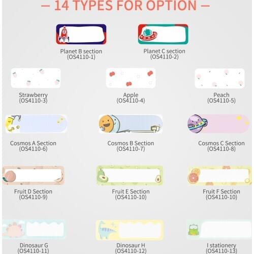 Colorful Label Paper Self-Adhesive Thermal Paper Roll 12*40mm 160sheets/roll Compatible with Phomemo D30 Thermal Printer