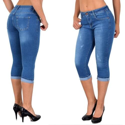 Jeans for Women High Waist Slim Jeans Woman High Elastic plus size Stretch Jeans female washed denim skinny pencil pants