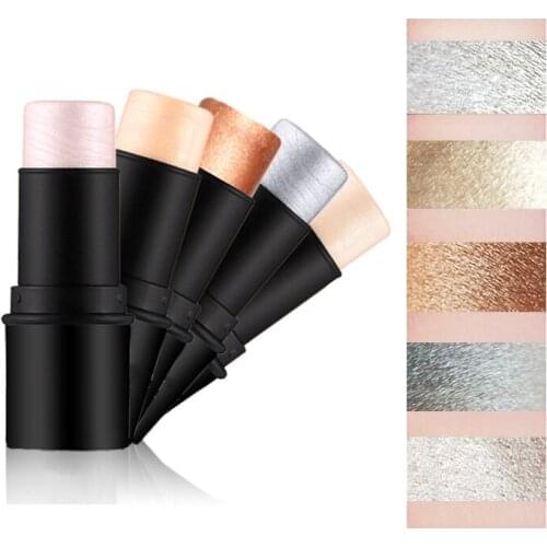 Private Label Highlighter Stick Makeup Face Full Cover Highlighting Powder Waterproof 3D Makeup Corrector Cosmetics Wholesale