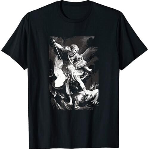 Saint Michael Archangel Angel Catholic Patron T-Shirt