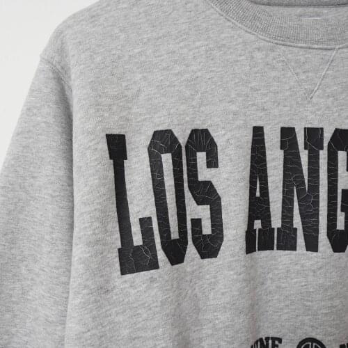 Rowling Chic Classic Letter Graphic Women Sweatshirts O Neck Long Sleeve Cotton Female Fleece Pullover Casual Ladies Logo Tops