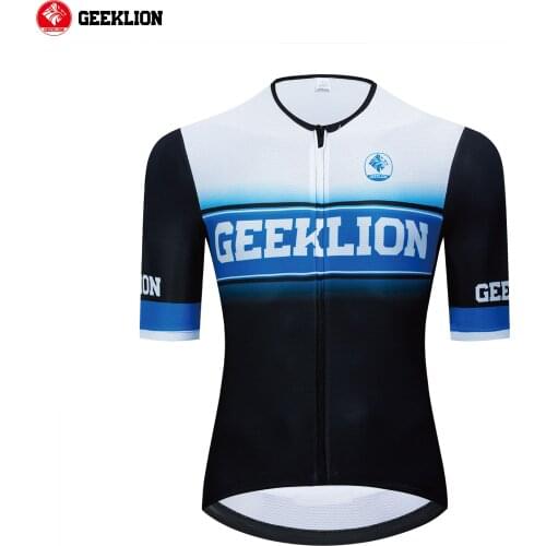 Geeklion Summer Short Sleeves Breathable Bicycle Wear Road Bike PRO Team Cycling Clothing Racing Fit Ciclismo Maillot