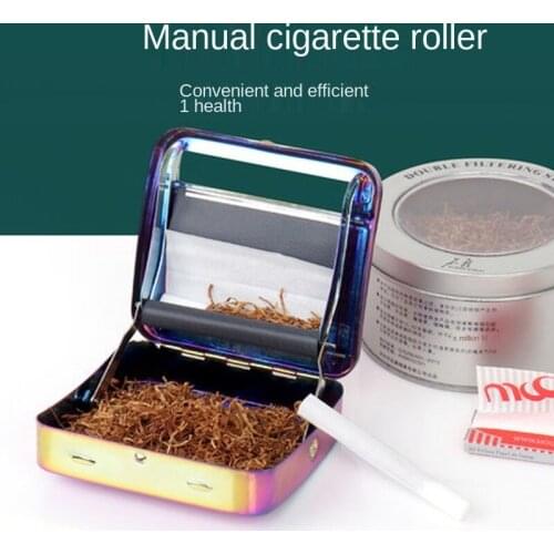 Metal Cigarette Case Cigarette Making Machine Manual and Semi-Automatic Adjustable Smoking Accessories Cigarette Making Machine