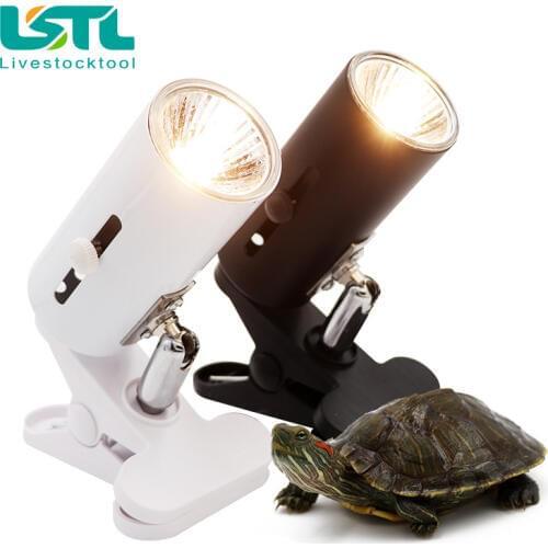 220V Pet Reptile Heat Lamp UVA+UVB 3.0 Kit with Clip-on Ceramic Lights Holder UVA Heating Lamp Set Tortoises Lizards Lighting