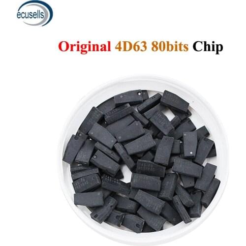 Original High quality 4D63 80BITS Ttansponder Car Key Chip for Ford and For mazda