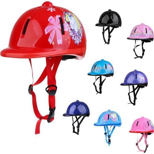 Durable Children Kids Adjustable Horse Riding Hat/Helmet Head Protective Gear Professional Helmet Outdoor Sports Equipment