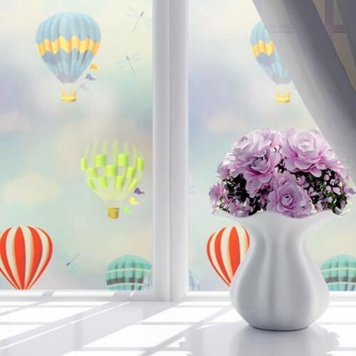 PVC Frosted Glass Window Privacy Film Sticker Bathroom Waterproof Window Sticker Bedroom Self Adhesive Film Home Decorative