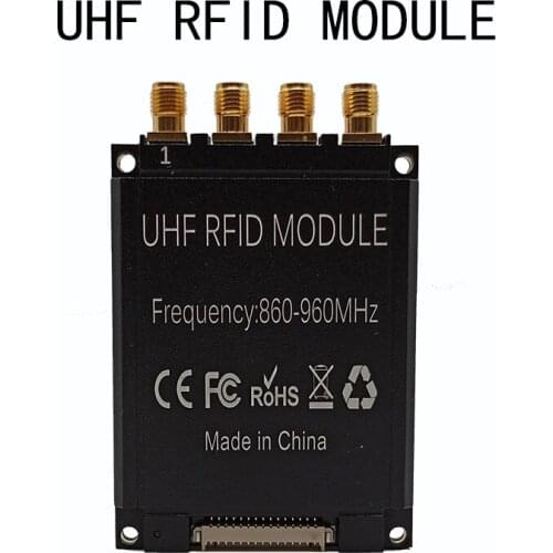 RFID UHF 860-960Mhz Indy Impinj R2000 Module 4 Antenna 8 Channel 16 Ports Long Range Multi TAG Reader and Writer