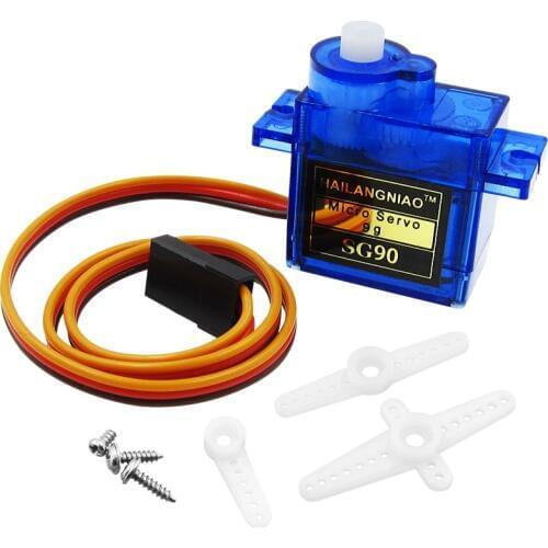 SG90 180/360 degree Smart Electronics Rc Mini Micro 9g 1.6KG Servo SG90 for RC 250 450 Helicopter Airplane Car Boat