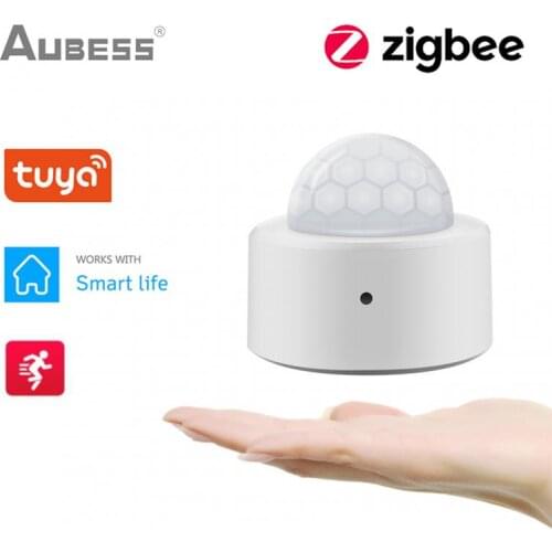 Aubess Tuya ZigBee Smart PIR Motion Sensor Wireless Remote Infrared Human Body Detector for Home Security For Smart Life