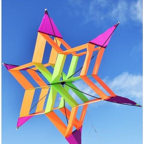 Three-dimensional plum blossom kite