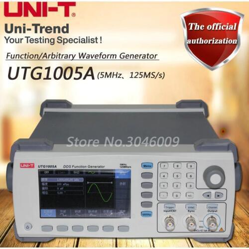 UNI-T UTG1005A function/arbitrary waveform generator/single channel/5MHz channel bandwidth/125MS/s sampling rate