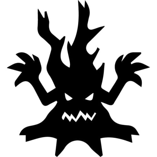 15.3X16.7CM Tree Monster Funny Window Bumper Vinyl Decal Car Sticker Accessories