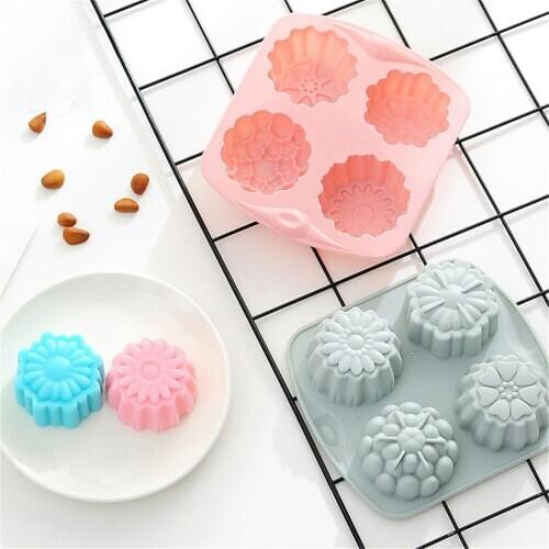 High Quality Eco-friendly Silicone Chocolate Molds For Baking Fondant Cakes Decorating Tools Moon Cake Mold Kitchen Accessories