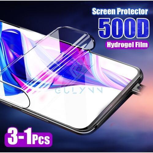 3Pcs 500D Screen Protector For Huawei P30 P20 Pro P Smart Plus Z 2019 Soft Hydrogel Film For Nova 5 5i 5T 6 Soft Film Not Glass