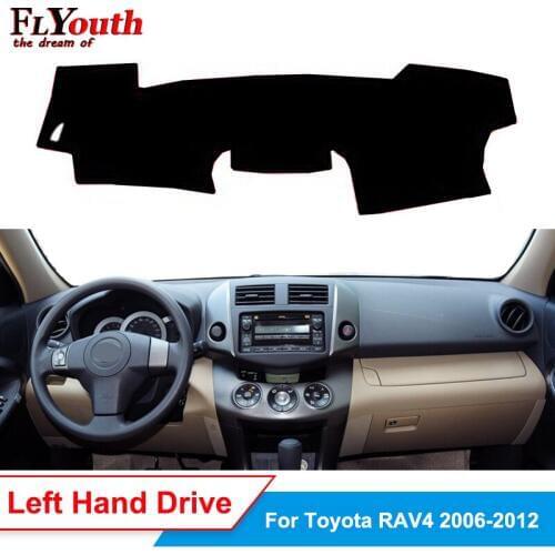 Car Dashboard Cover For Toyota Old RAV4 2006 2007 2008 2009 2010 2011 2012 Sun Shade DashMat Dash Board Cover Carpet Anti-UV 1Pc