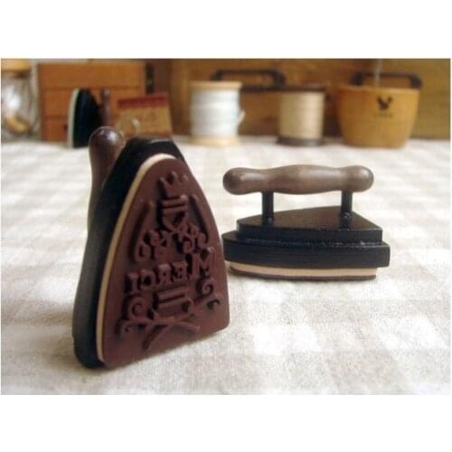 1 Pcs/pack Lovely Iron DIY craft wooden rubber stamps for scrapbooking stationery scrapbooking standard stamp