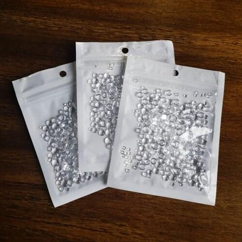 350Pcs/Pack Multi Purpose Imitating Dewdrop Flat-Bottomed Convex Patch Transparent Resin Decorative Accessories DIY Craft Round