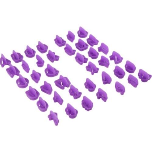 2016 New Diy 40 PCS Fondant mold cutter top plastic cake decorating cutter capital letters clippings alphabet