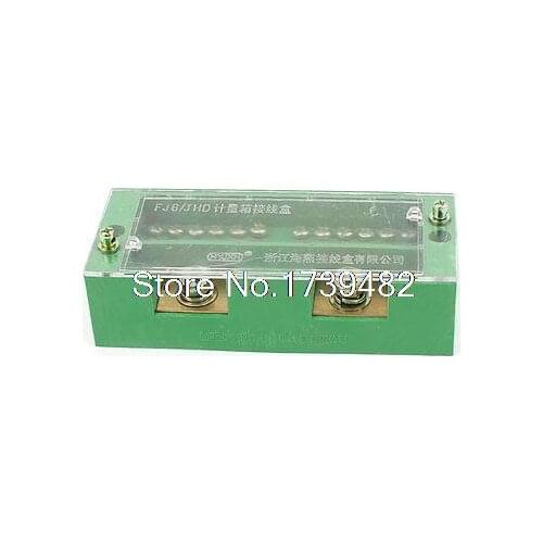 660V 30A 2 In 12 Out Power Neutral Distribution Block Terminal Junction Box
