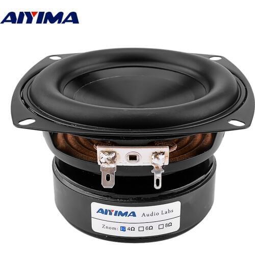 AIYIMA 1Pcs 4 Inch Woofer Speaker Driver Hifi 4 8 Ohm 100W Bass Sound Speaker Waterproof Subwoofer DIY Sound Home Theater