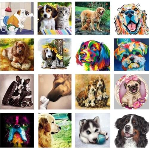 5D DIY diamond painting painted animal mosaic embroidery animal cross stitch embroidery crafts home decoration