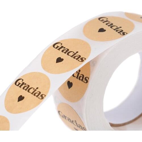 Gracias Spanish Thank You Personalized Stickers Tags DIY Wedding Decoration Birthday Party Gift Packging Envelope Label 1inch