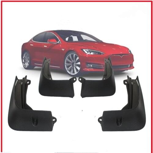For Tesla Model S 2012-2020 High Quality Mudguard Anti-splash, Anti-fouling, Anti-sand, Mudguard Car Accessories