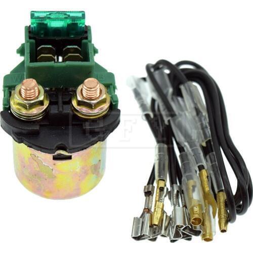 For Suzuki ATV LT-A500F 4WD Vinson 2002 2003 2004 2005 2006 2007 LTA500F 12V Starter Solenoid Lgnition Key Switch Starting Relay