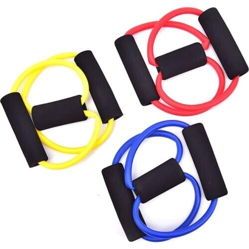 Yoga Resistance Bands Elastic Band Sports Exercise Puller 8-shaped Chest Expander for Body Building Home Gym Fitness Equipment