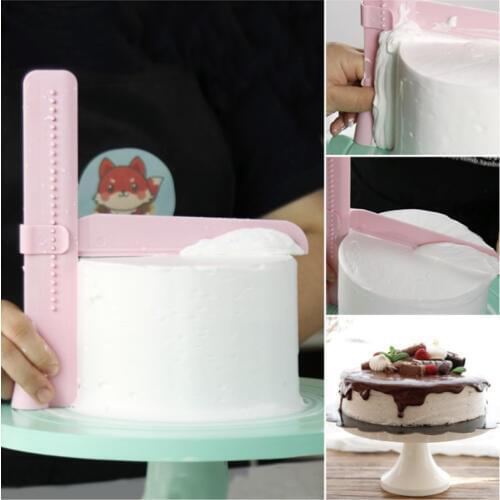 Home Kicthen Adjustable Cake Smoother Tools Decorating Fondant Sugarcraft Icing Mold