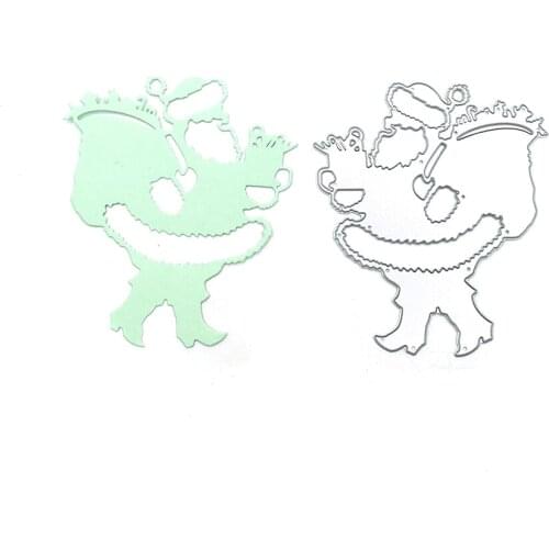 Julyarts Father Christmas Metal Dies for Card Making New for 2021 Stencil For DIY Scrapbooking Card Decorative Embossing