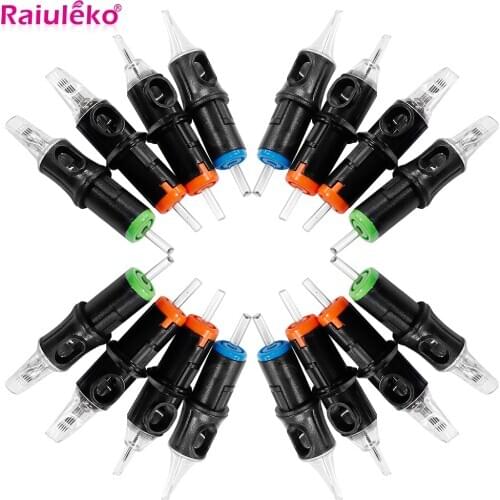 Tattoo Cartridge Needle 10P RL/M1/RM/RS Professional Disposable Semi-Permanent Eyebrow Lip Makeup Needles For Tattoo Machine Pen
