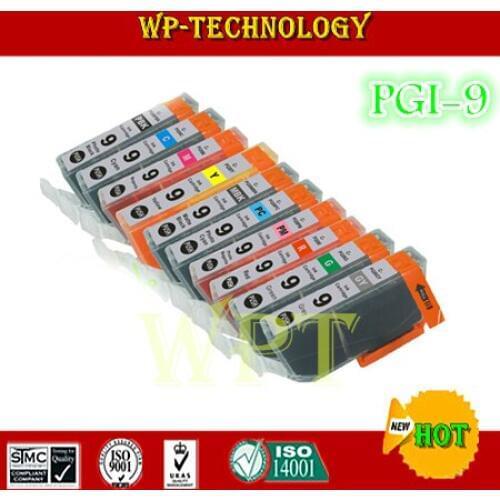 10 color compatible ink cartridges suit for PGI9 , PGI-9 suit for Canon MX7600 IX7000 Pro9500 , 10PCS/lot