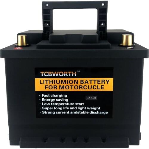 L2-400 12.8V 60AH CCA 1200A High Power Jump Starter Motor Car LiFePO4 Built-in BMS Voltage Protection Lithium Iron Start Battery