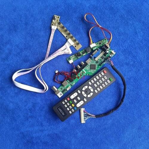 LVDS-30Pin Fit M200FGE/M200FGJ/M200O3 HDMI-compatible VGA USB AV DIY Kit Analog Signal 1600*900 Display controller board LED LCD