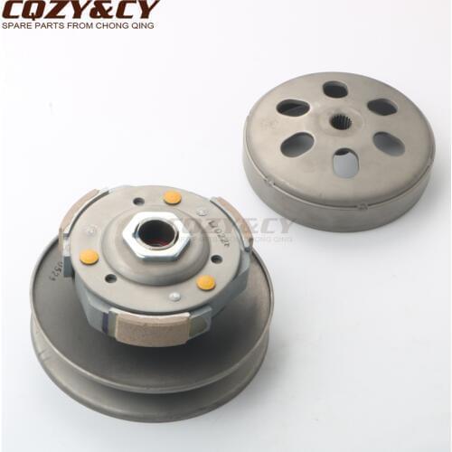 Scooter Clutch & Bell & Torque Drive Kit for Honda SH125 SH150 S-Wing Passion PES/PS Pantheon Dylan Scoopy @ 125cc 150cc 4T