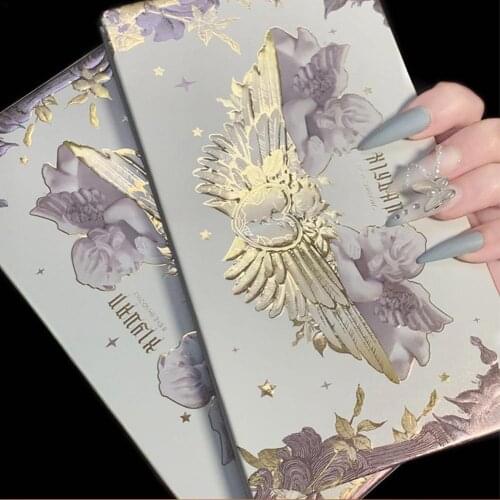 New Arrival 8 Colors Charm Angel Pressed Eyeshadow Pigmented Colorful Eyeshadow Eyeshadow Glitter And Lasting Neon Palette F6Q6