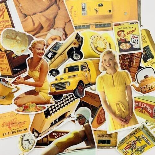 10kinds Vintage European and American living things stickers DIY scrapbooking phone album diary happy plandecorative stickers