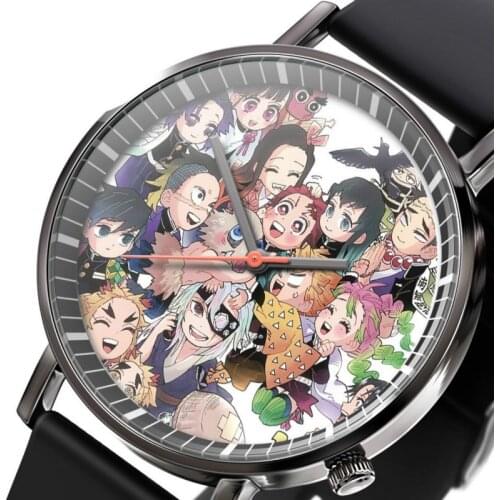 {,YKPOP}DEMON SLAYER Quartz Watch Casual Girls Watch Fashion Accessories KPOP Fans Collection SC20081616