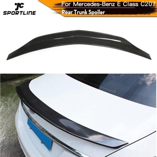 Carbon Fiber Rear Trunk Spoiler for Mercedes-Benz E Class W207 Coupe 2009 - 2014 Rear Wing Spoiler Boot Lid