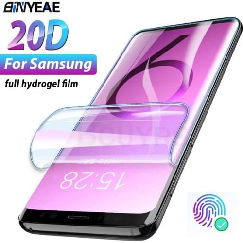 Screen Protector Film For Samsung Galaxy S20 Ultra Note 10 Plus 10plus Note10 S10 Hydrogel Film Full Cover Protective Film Guard