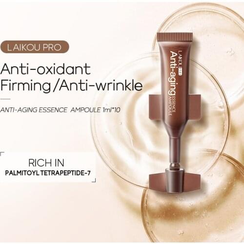 LAIKOU PRO Face Ampoule Serum Anti-Wrinkle Moisturizing Shrink Pores Essence Repairing Oil Control Brighten Face Skin Care TSLM2