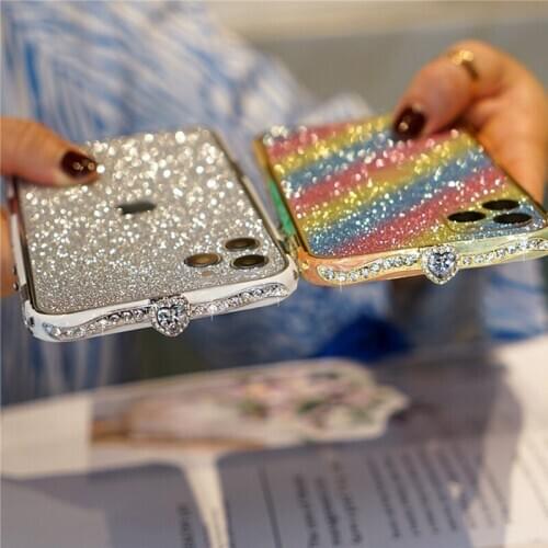 Luxury Aluminum Metal Diamond Bumper Case For iPhone 11 Pro Max X Xs Xr Xs Max 6 6S 7 8 Plus Case Glitter Bling Rhinestone