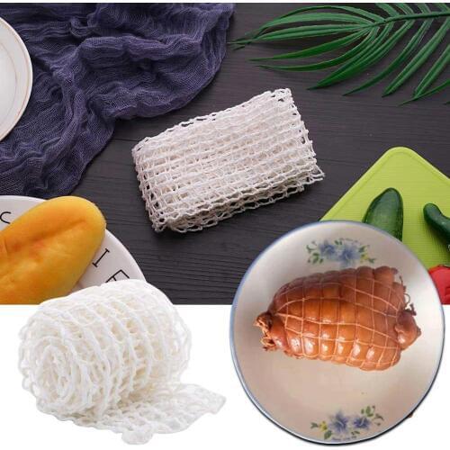 1 Meter Cotton Meat Net Ham Sausage Roll Net Hot Dog Net Butchers Strings Sausage Packaging Tools Kitchen Meat Cooking Tool